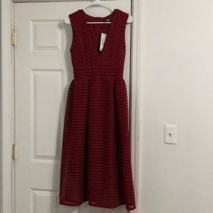 Boohoo Dresses - Plunge Midi Skater Dress Boohoo Dresses - Plunge Midi Skater Dress